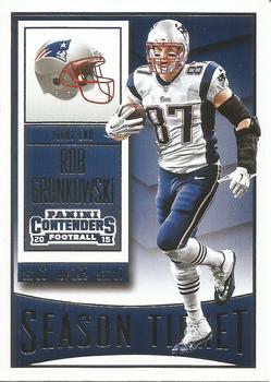 Rob Gronkowski New England Patriots 2015 Panini Contenders NFL #81